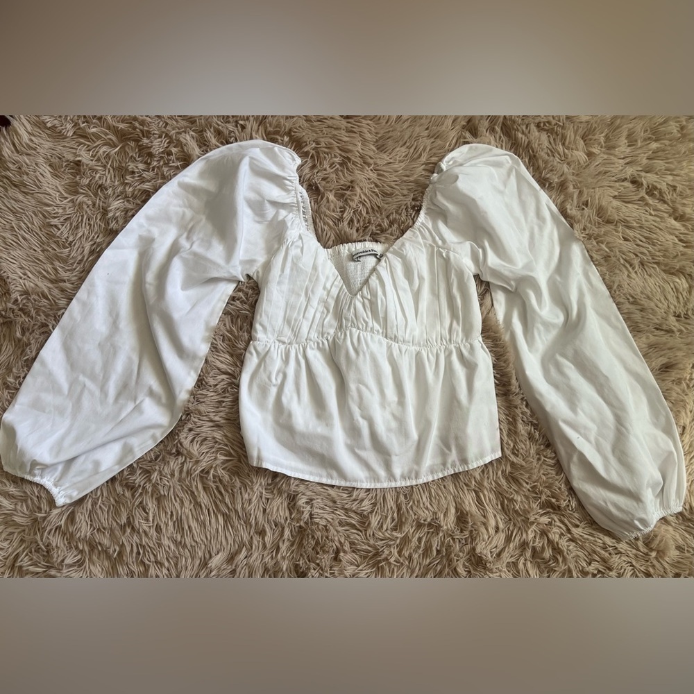Abercrombie &‎ Fitch Puff Sleeve Blouse